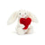 Bashful Red Love Heart Bunny Little - Zinnias Gift Boutique