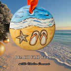 Ornament 2026 Hand Painted - Zinnias Gift Boutique