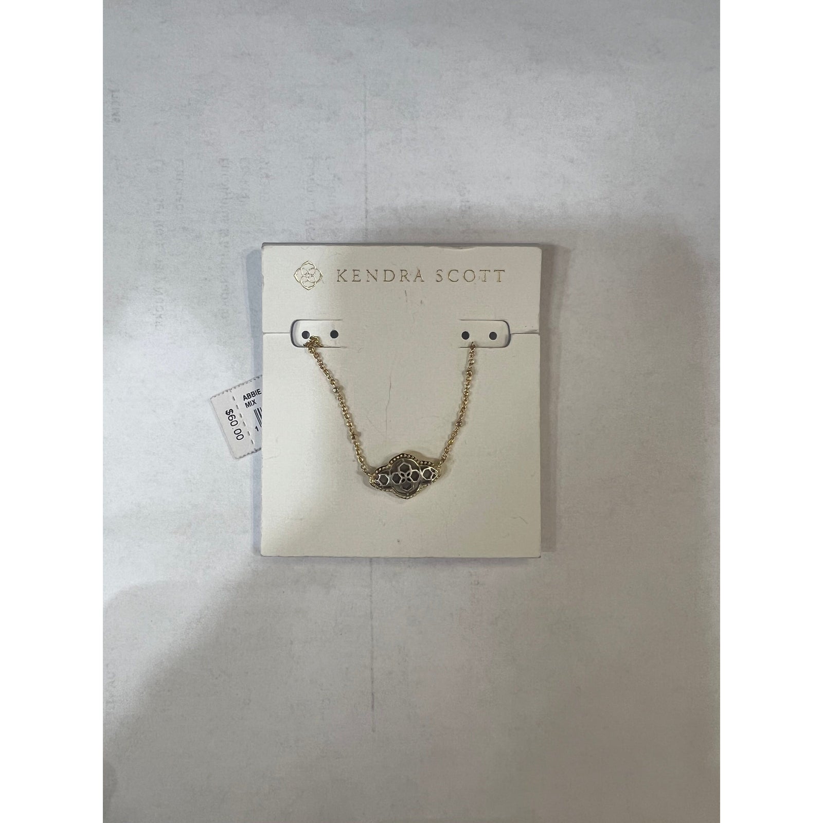 Abbie Pendant two tone Necklace - Zinnias Gift Boutique