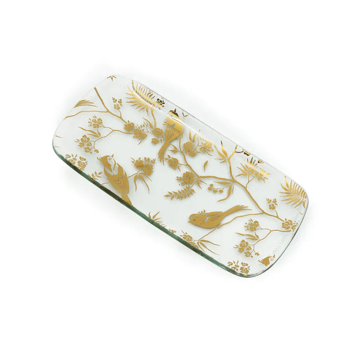Birdsong Small Rectangular Dish - Zinnias Gift Boutique