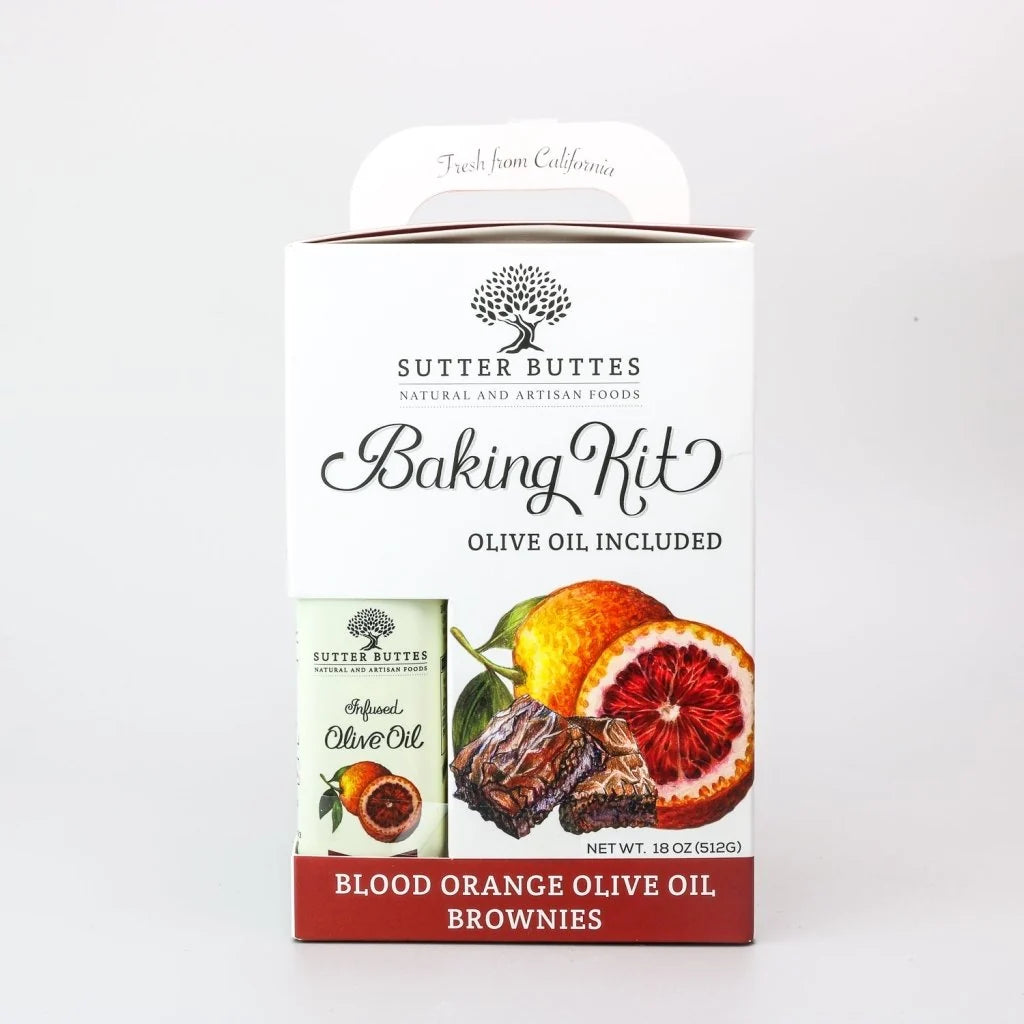 Blood Orange Brownie Baking Kit w/Olive Oil
