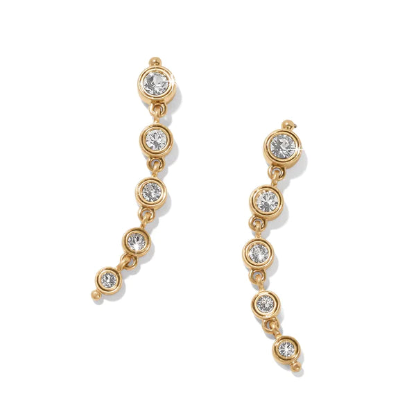 Twinkle Mod Post Drop Earrings gold - Zinnias Gift Boutique
