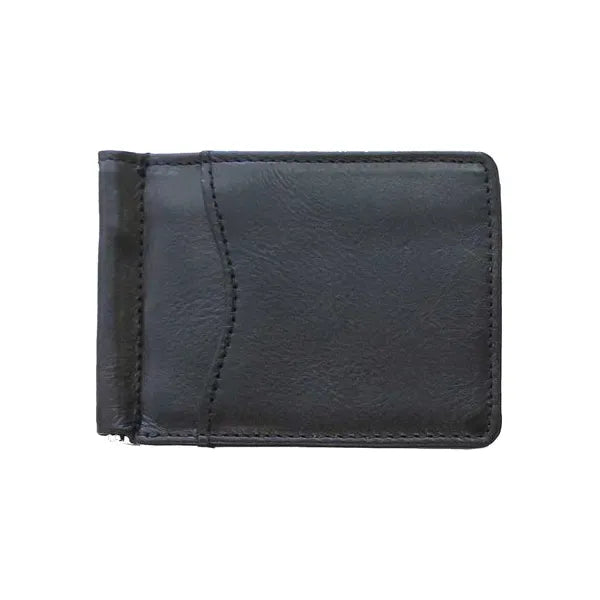 Carnegie Money Clip Wallet Black - Zinnias Gift Boutique