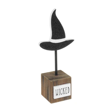 Wicked Witch Hat Sign - Zinnias Gift Boutique
