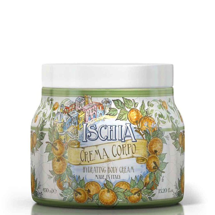 Ischia Moisturizing Body Cream 15.2 oz (450 ml) - Zinnias Gift Boutique