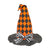 HARLEQUIN FABRIC WITCH HAT - Zinnias Gift Boutique