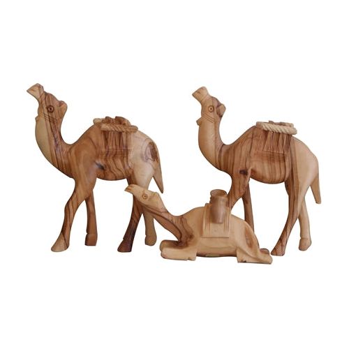 Medium Set of 3 Camels - 6" - Zinnias Gift Boutique