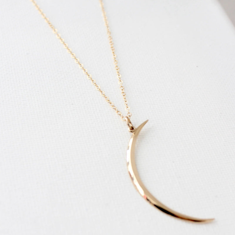Crescent Necklace - Gold - Zinnias Gift Boutique