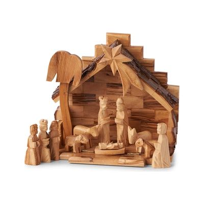 Mini Stable w/Hard Cut Figures - Zinnias Gift Boutique