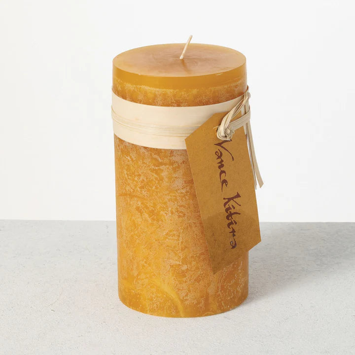 Timber Pillar Candle 6" - Zinnias Gift Boutique