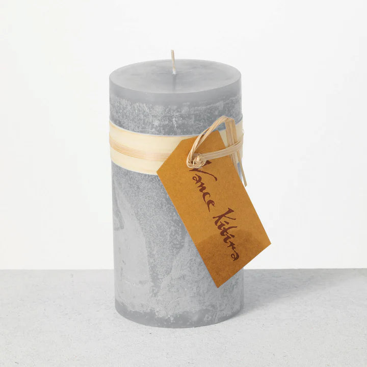 Timber Pillar Candle 6" - Zinnias Gift Boutique
