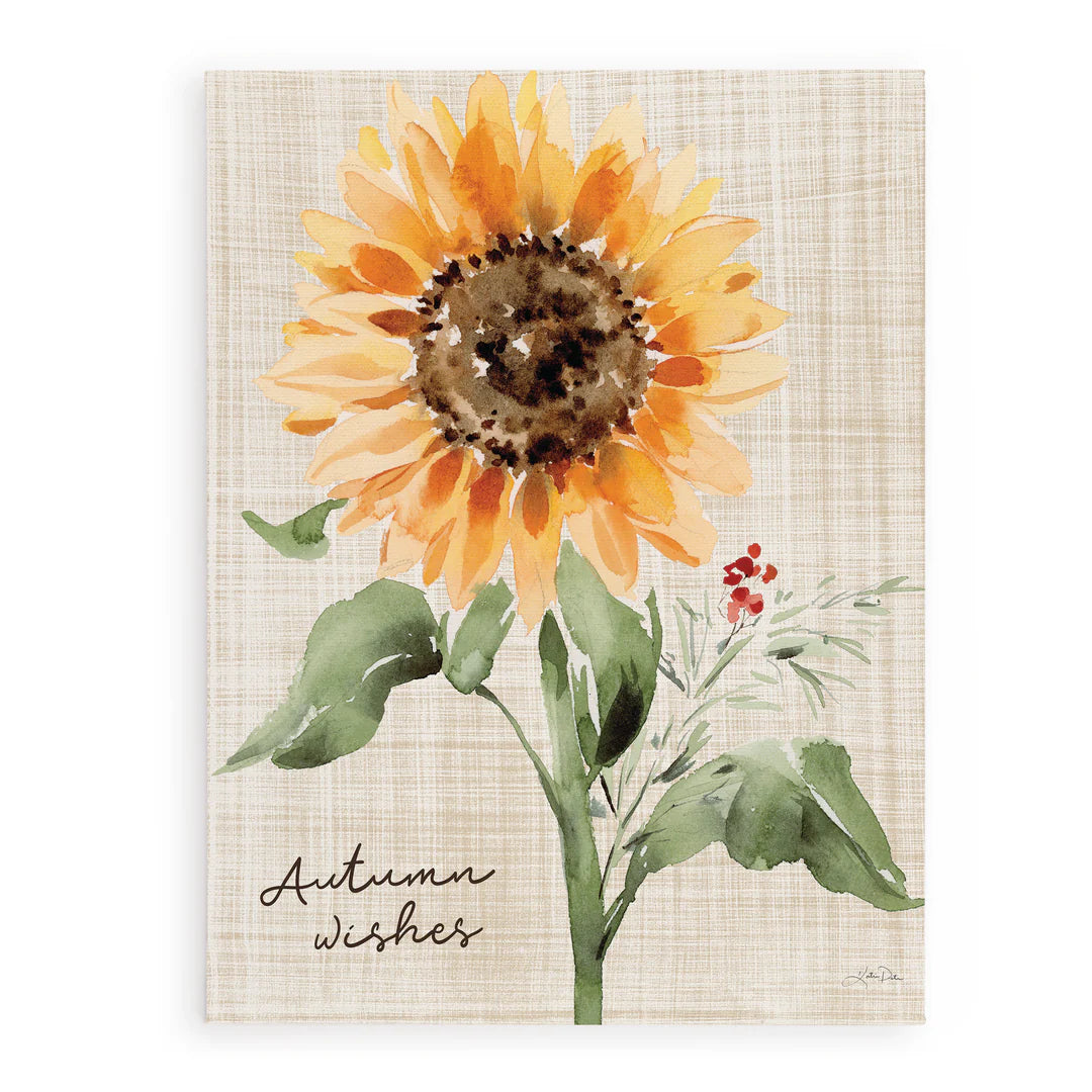 Autumn Wishes Wall canvas - Zinnias Gift Boutique