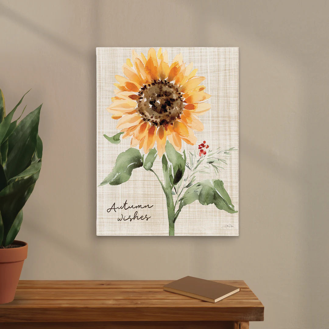 Autumn Wishes Wall canvas - Zinnias Gift Boutique
