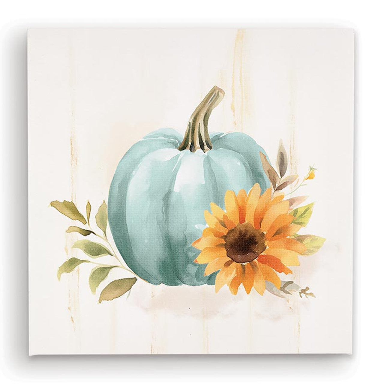 Blue Pumpkin Wall canvas - Zinnias Gift Boutique