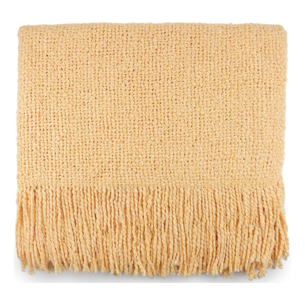 Lemon throw blanket camp - Zinnias Gift Boutique