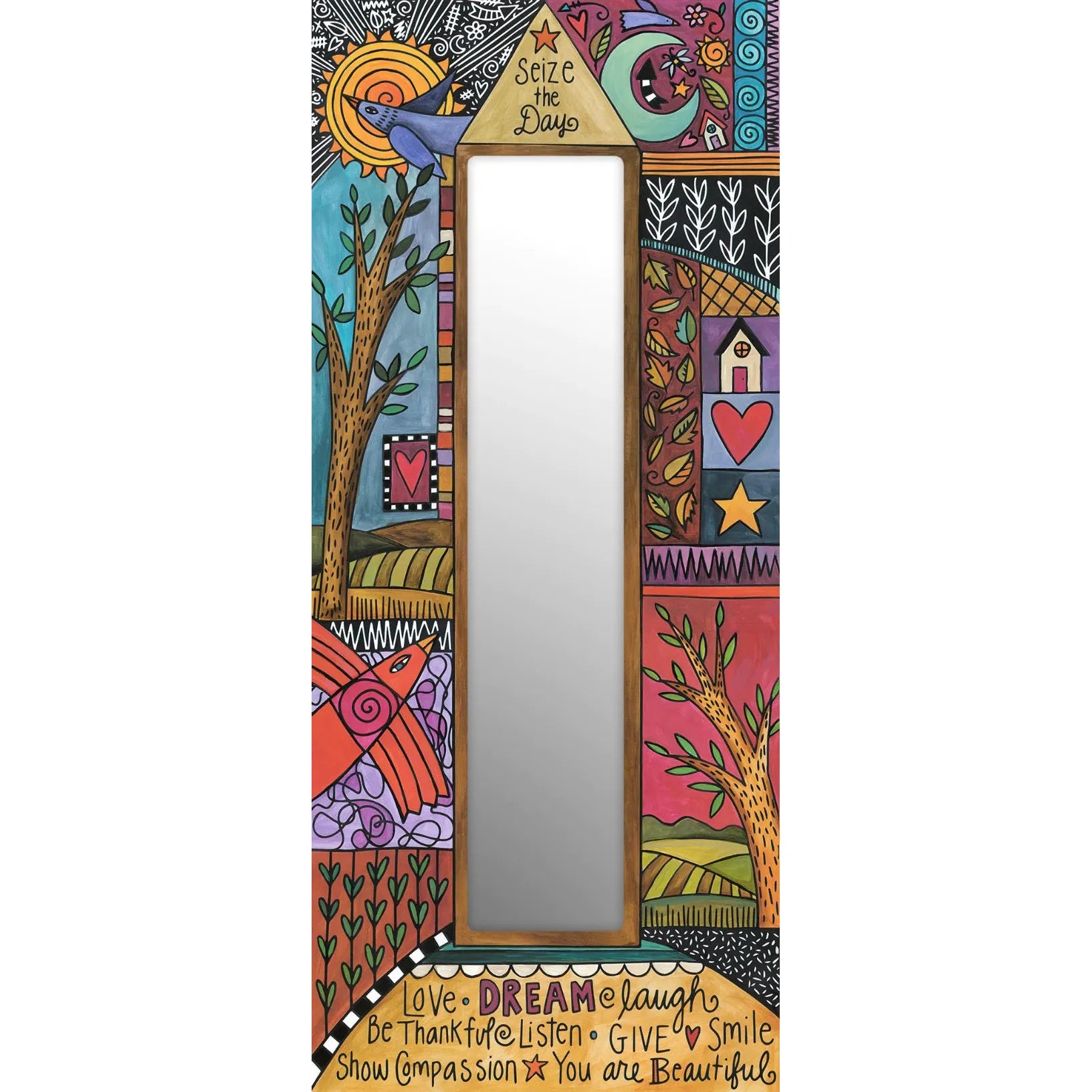 Creative Heart Rectangle Mirror - Zinnias Gift Boutique