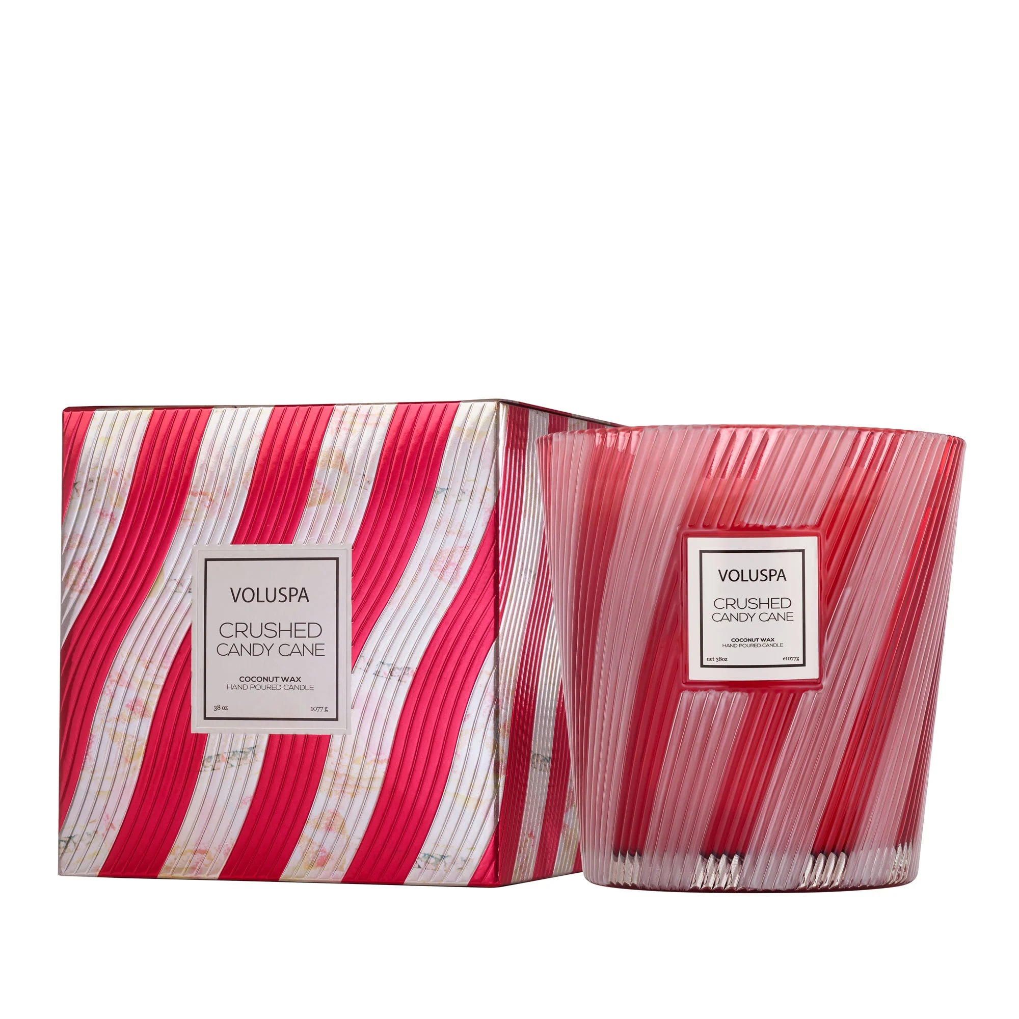 Crushed Candy Cane Candle - Zinnias Gift Boutique