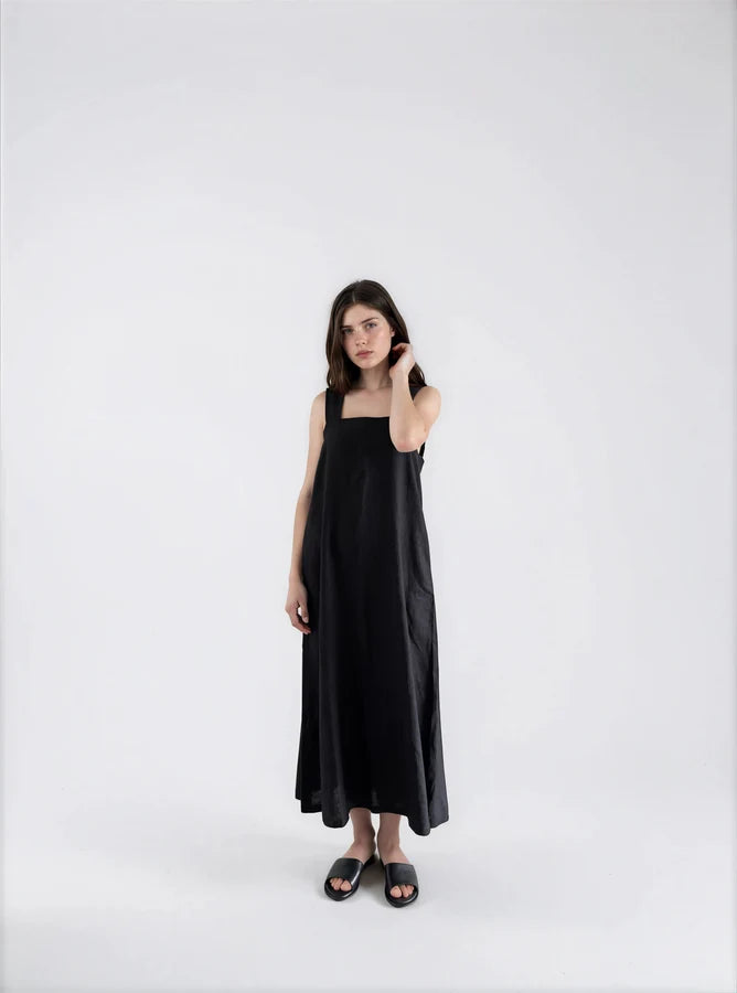 Linen Strap Dress
