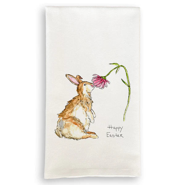 Bunny with Flower - Zinnias Gift Boutique