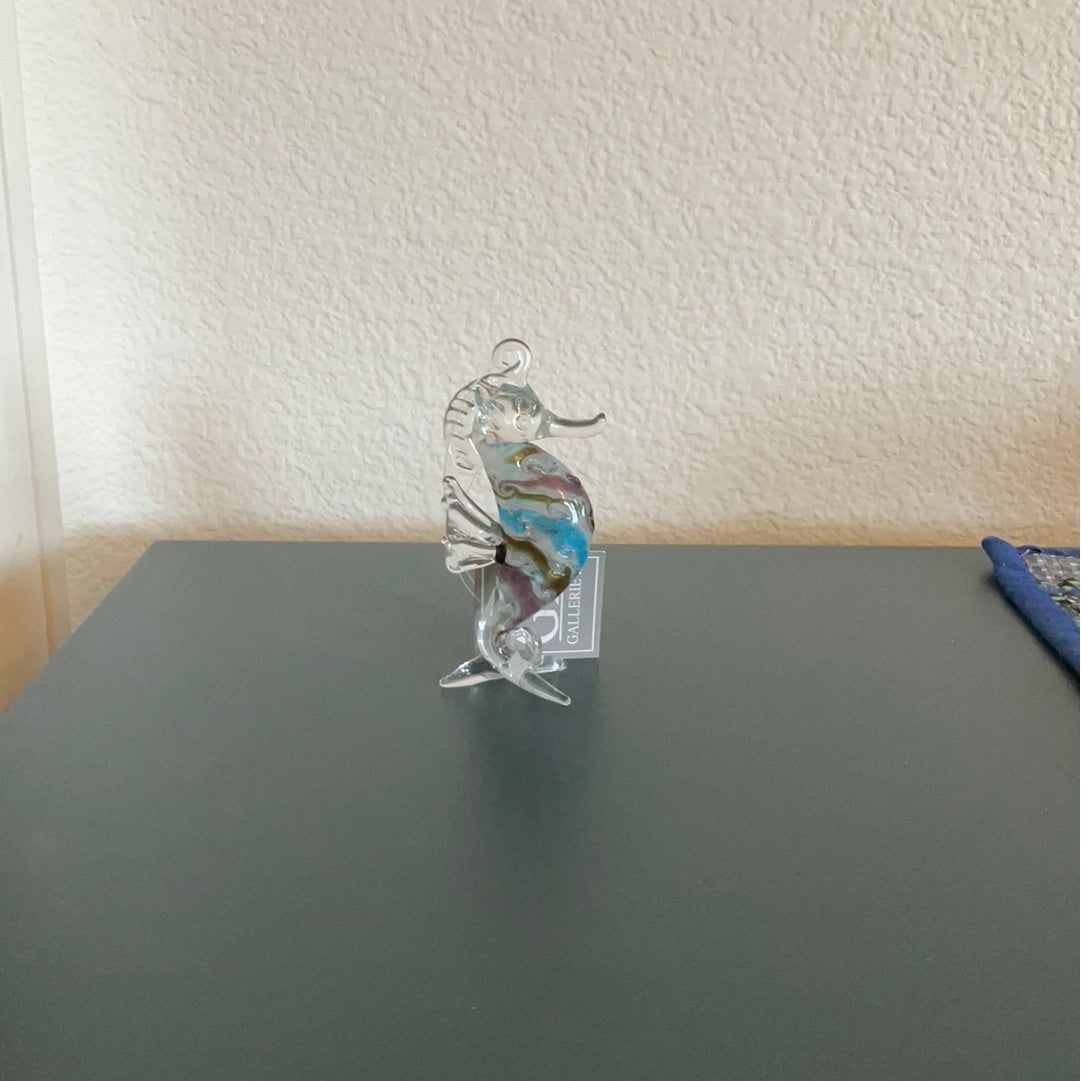 Glass Seahorse Multicolor - Zinnias Gift Boutique