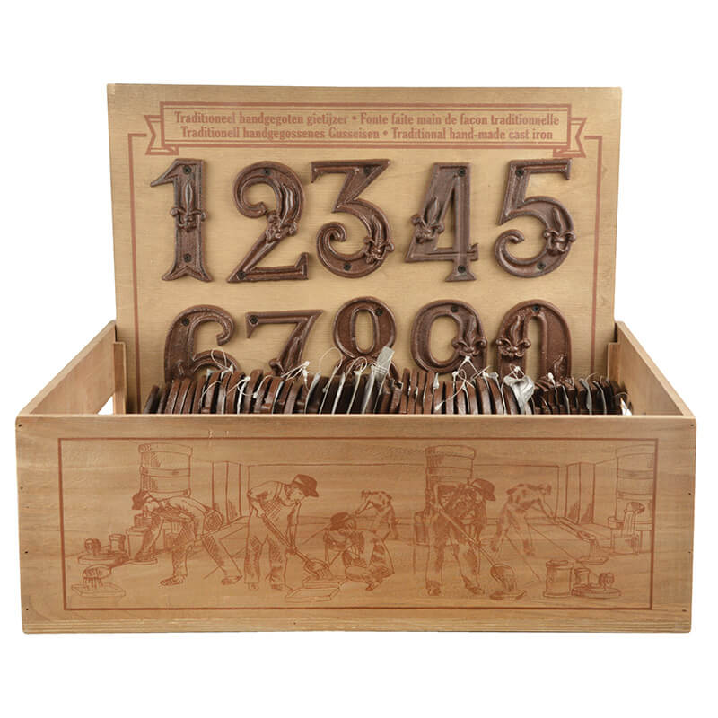 Cast Iron Numbers - Zinnias Gift Boutique
