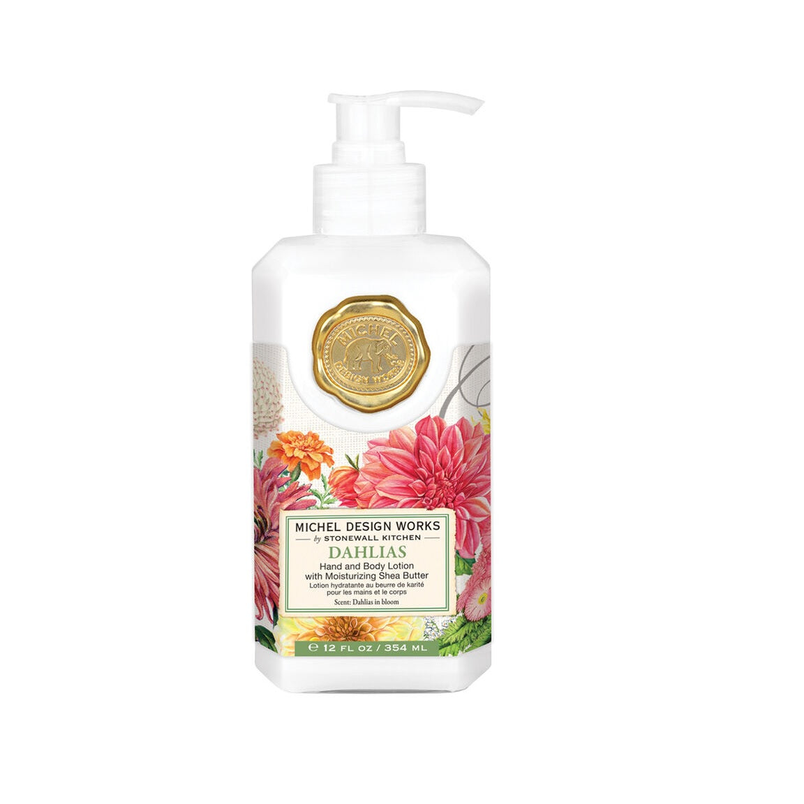 Dahlias Lotion Pump - Zinnias Gift Boutique