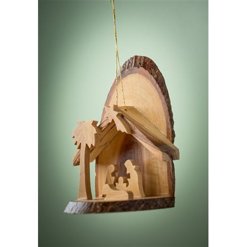 Sm Grotto w/Palm - 4" to 5" - Zinnias Gift Boutique