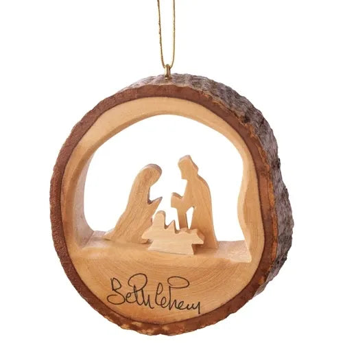 Olive Wood Ornament - Zinnias Gift Boutique