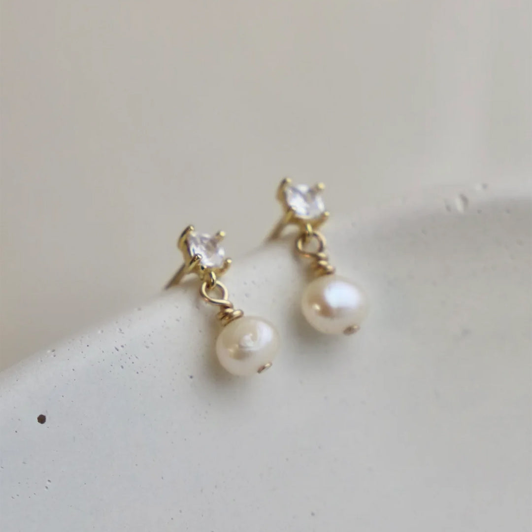 Claire Pearl Studs - Zinnias Gift Boutique