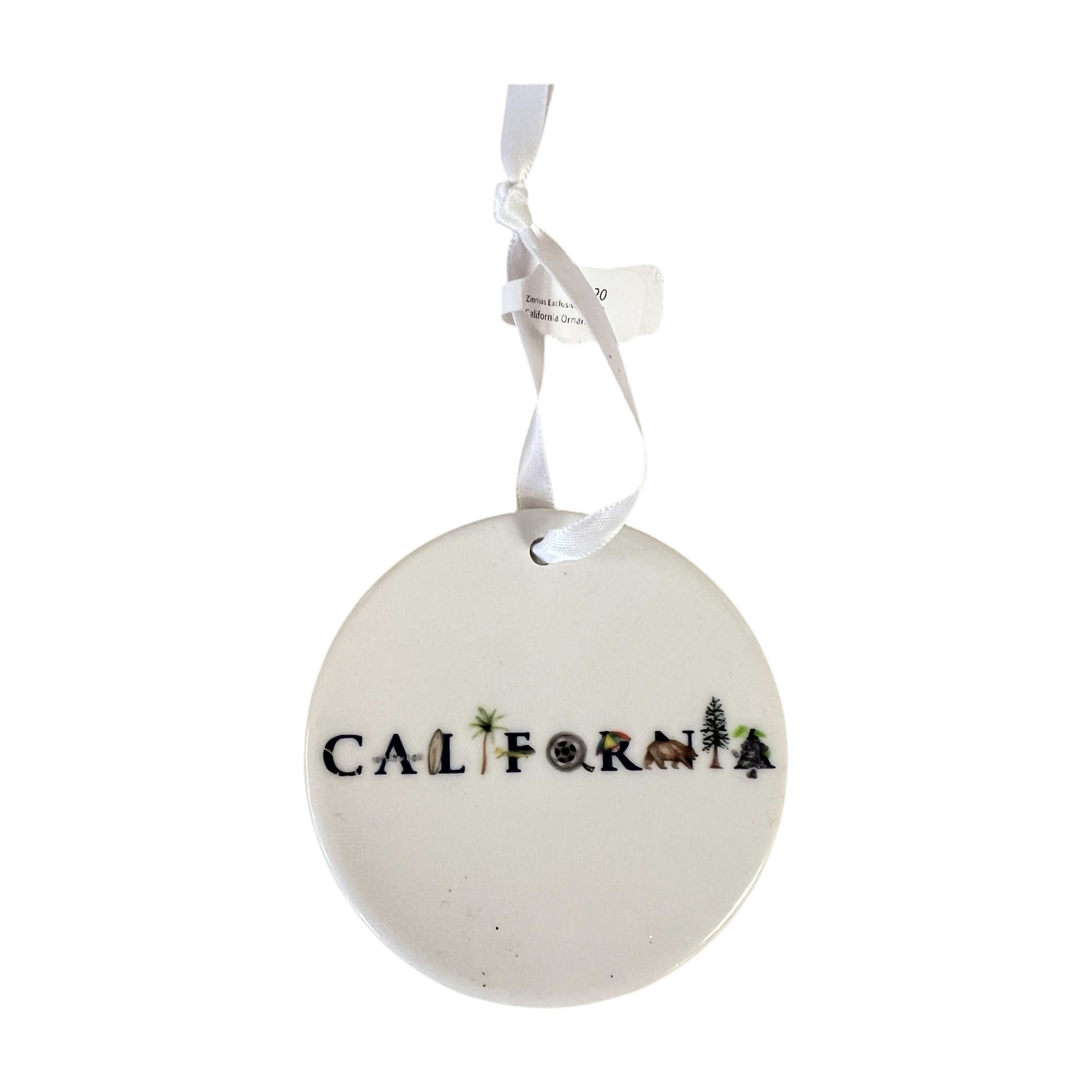 California Ornament - Zinnias Gift Boutique