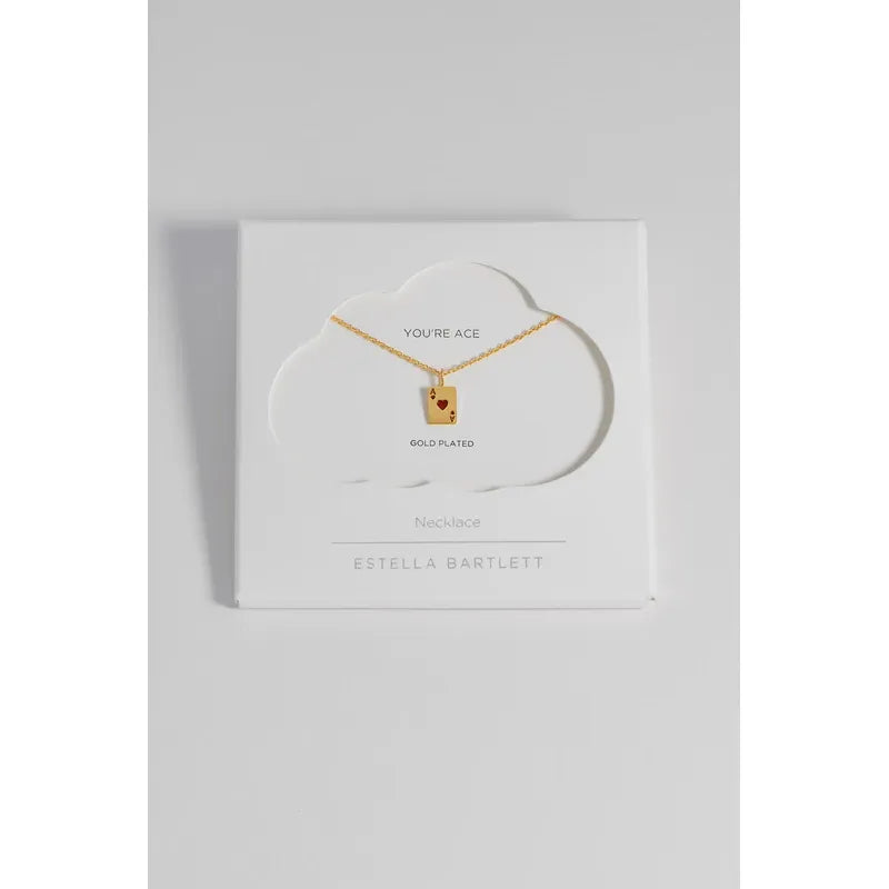 Ace of Hearts Necklace - Zinnias Gift Boutique