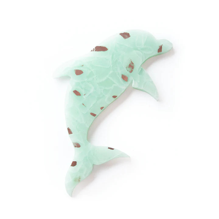 Dolphin Recycled Glass Trivet - Zinnias Gift Boutique