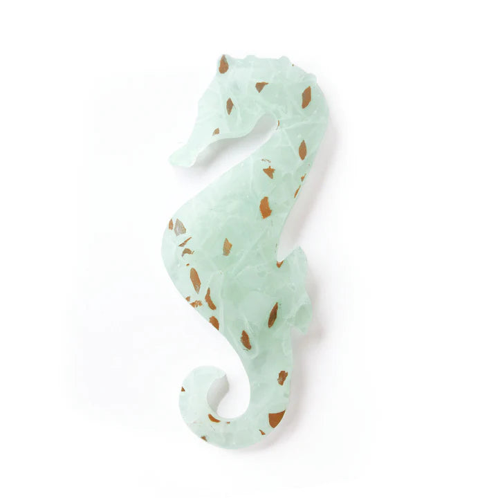 Seahorse Recycled Glass Trivet - Zinnias Gift Boutique