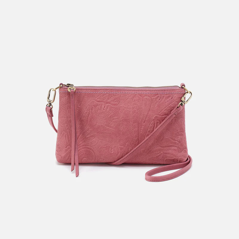 Darcy Crossbody - Mauve Tooled Emboss - Zinnias Gift Boutique