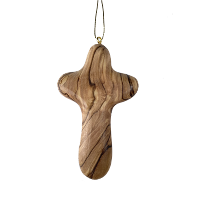 Thick cut cross ornament - 2.5&quot;