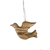 Thick cut dove ornament - 2.5