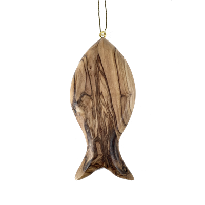 Thick cut fish ornament - 2.5&quot;