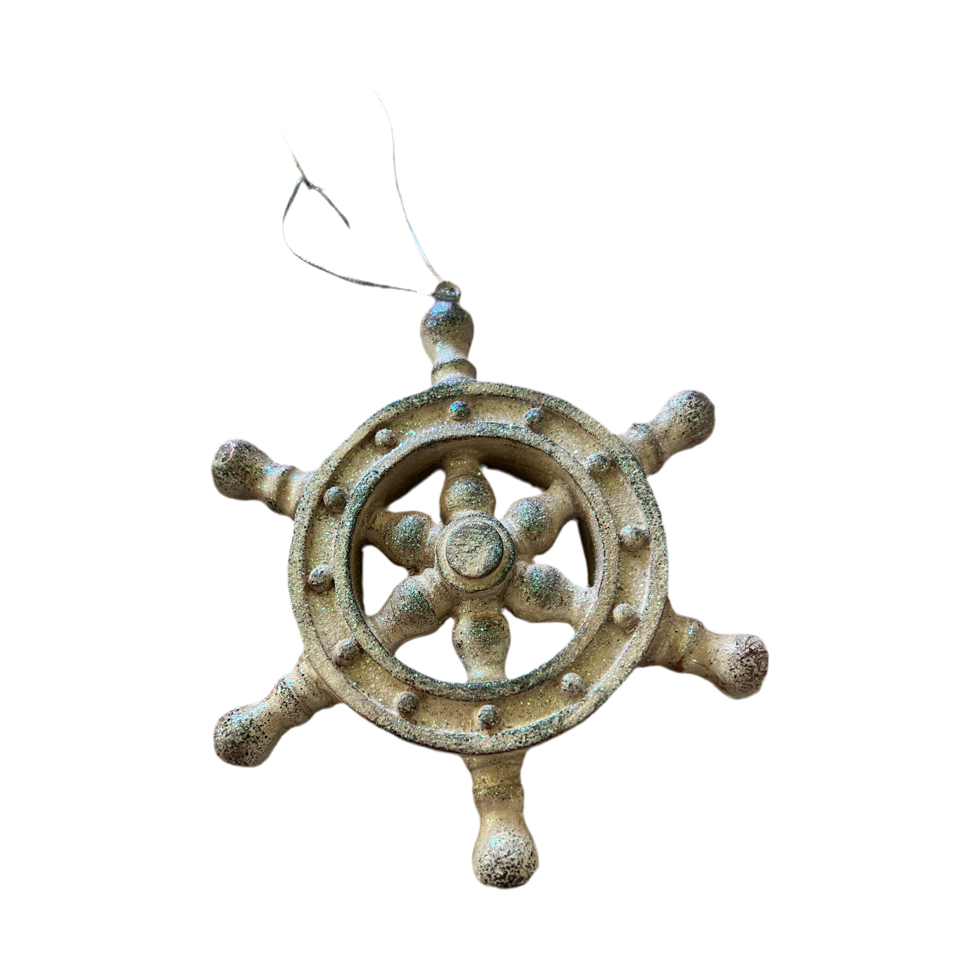 Ships Helm Ornament - Zinnias Gift Boutique