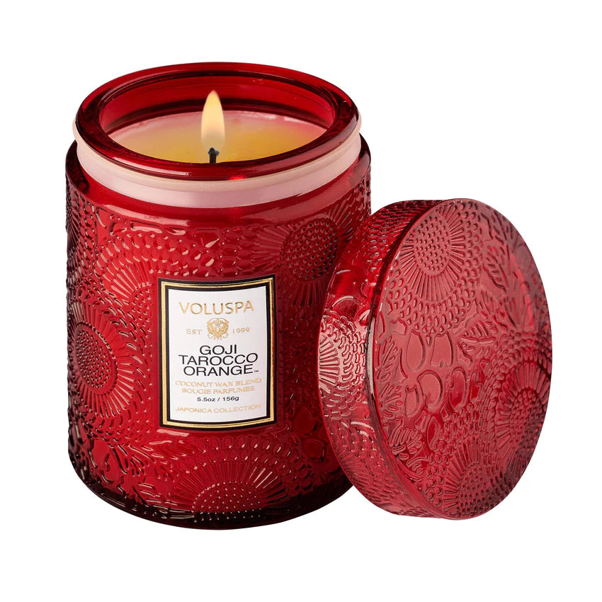 Goji Tarocco Orange Candle - Zinnias Gift Boutique