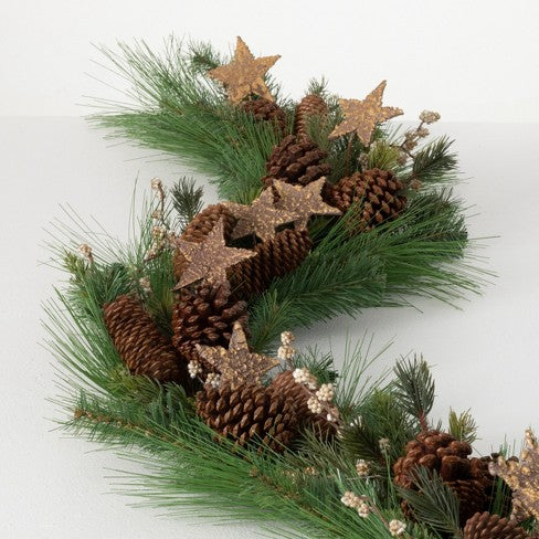 Pine/Pinecone Garland - Zinnias Gift Boutique