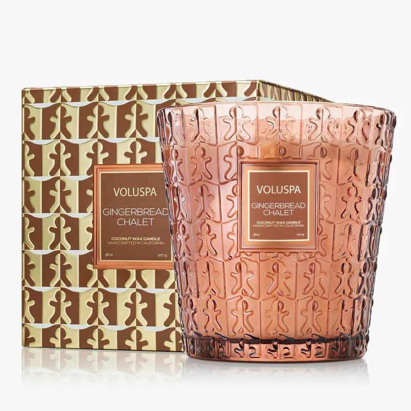 Gingerbread Chalet Candle - Zinnias Gift Boutique