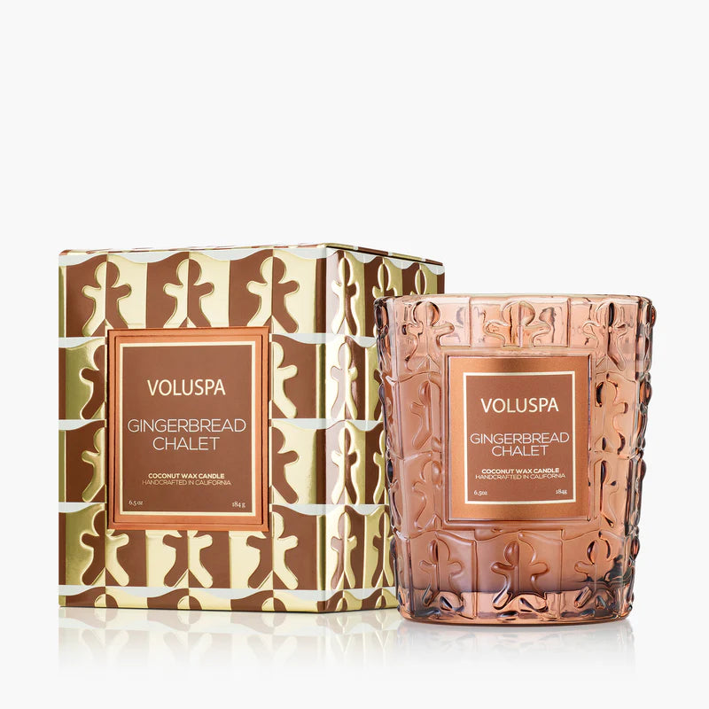 Gingerbread Chalet Candle - Zinnias Gift Boutique