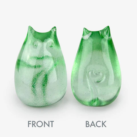 Blown Glass Love Cats - Zinnias Gift Boutique