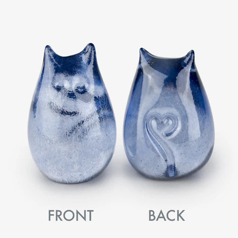 Blown Glass Love Cats - Zinnias Gift Boutique
