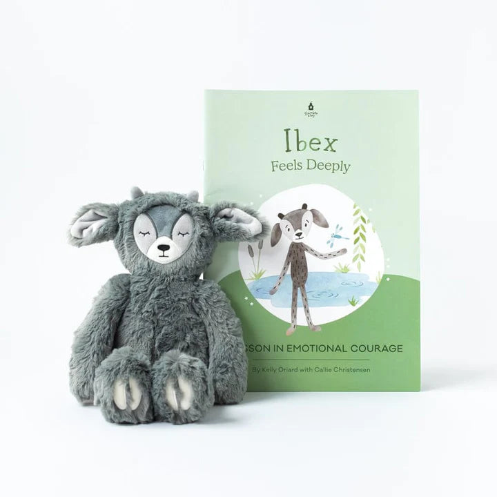 Ibex Feels Deeply: A Lesson in Emotional Courage (Kin &amp; Book) - Zinnias Gift Boutique