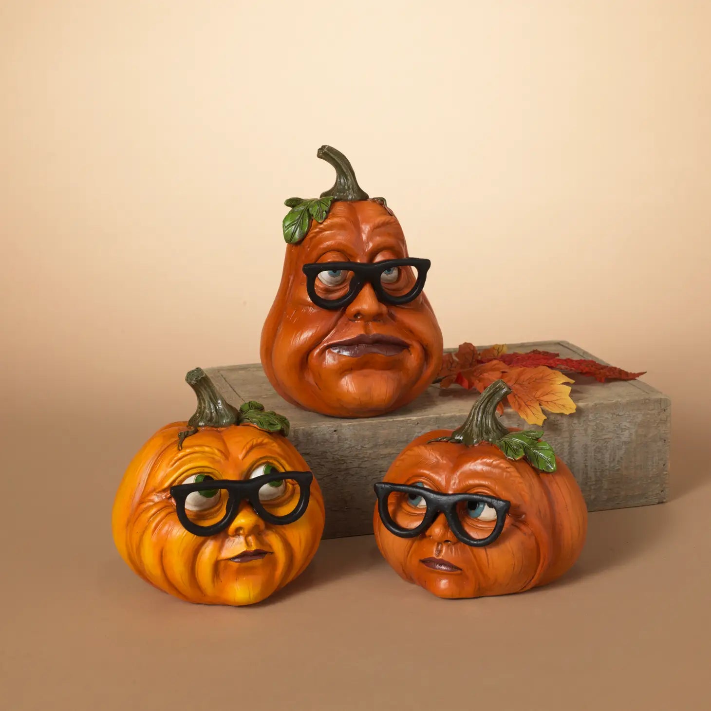 Pumpkin 5.3H Resin - Zinnias Gift Boutique