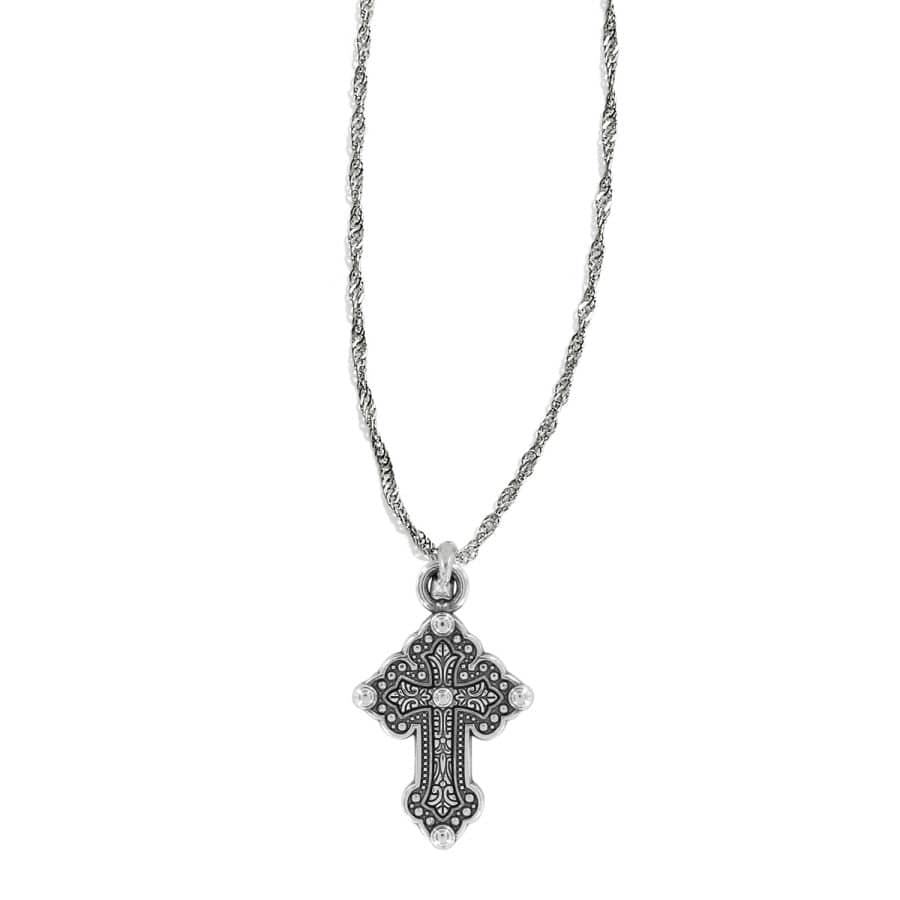 Greek Petite Cross Necklace - Zinnias Gift Boutique