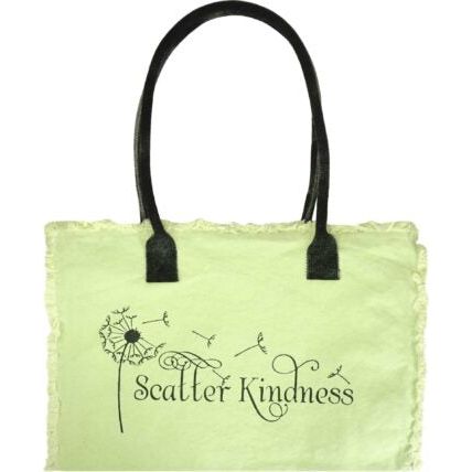 Recycled colorful Canvas Tote - Zinnias Gift Boutique