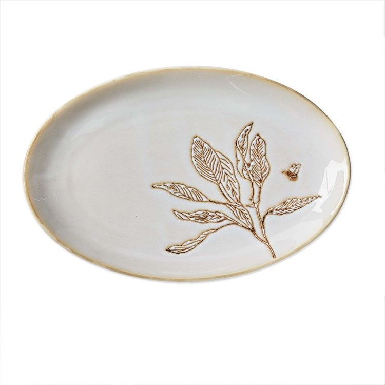 LAVENDER & HONEY OVAL PLATTER LARGE - Zinnias Gift Boutique