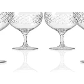 Diamond 12oz White Wine Glass - Zinnias Gift Boutique